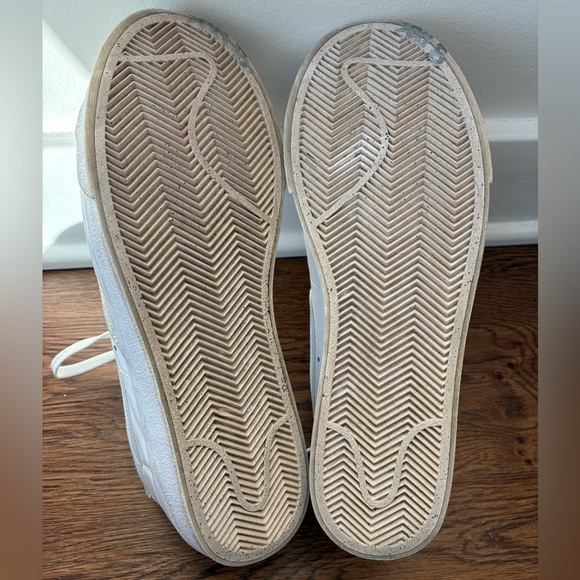 Nike Light Blue & White Blazer Low Platforms - Size W 9 EU 40.5 - Picture 13 of 13